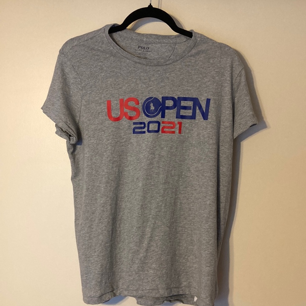 Polo by Ralph Lauren Heather Gray US Open Tee